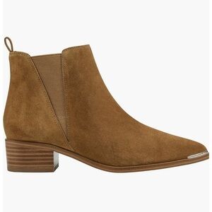 Marc Fisher Yale Pointy Toe Chelsea Suede Boot - Sz 8 NEW